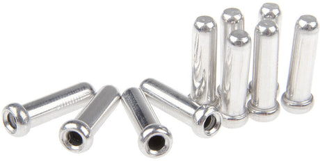 Shimano schakelkabeluiteinden 10 stuks zilver