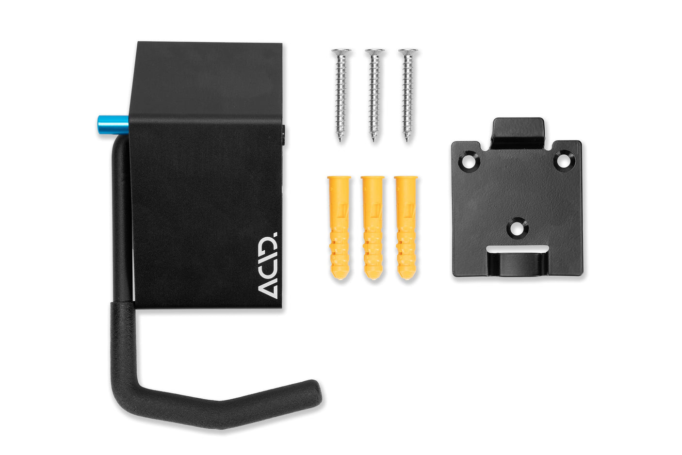 ACID Wandhouder Haak zwart