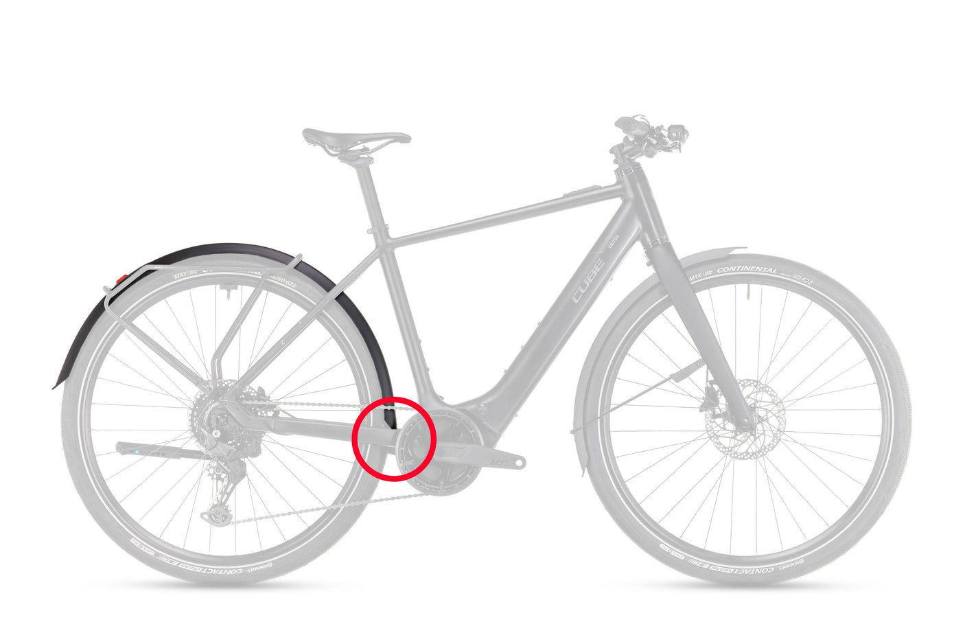 ACID spatbordset Editor Hybrid 60 28" BB Mount 2.0 black