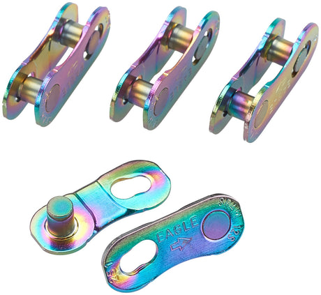 SRAM PowerLock 12-speed Eagle kettingschakel 4 stuks rainbow