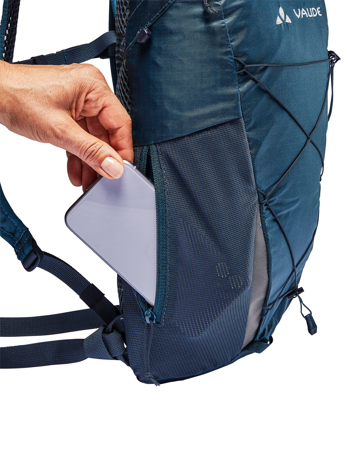 VAUDE Uphill 8 lichte rugzak blauw