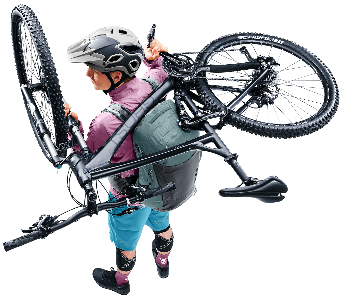 deuter Trans Alpine Pro 28 fietsrugzak graphite-shale