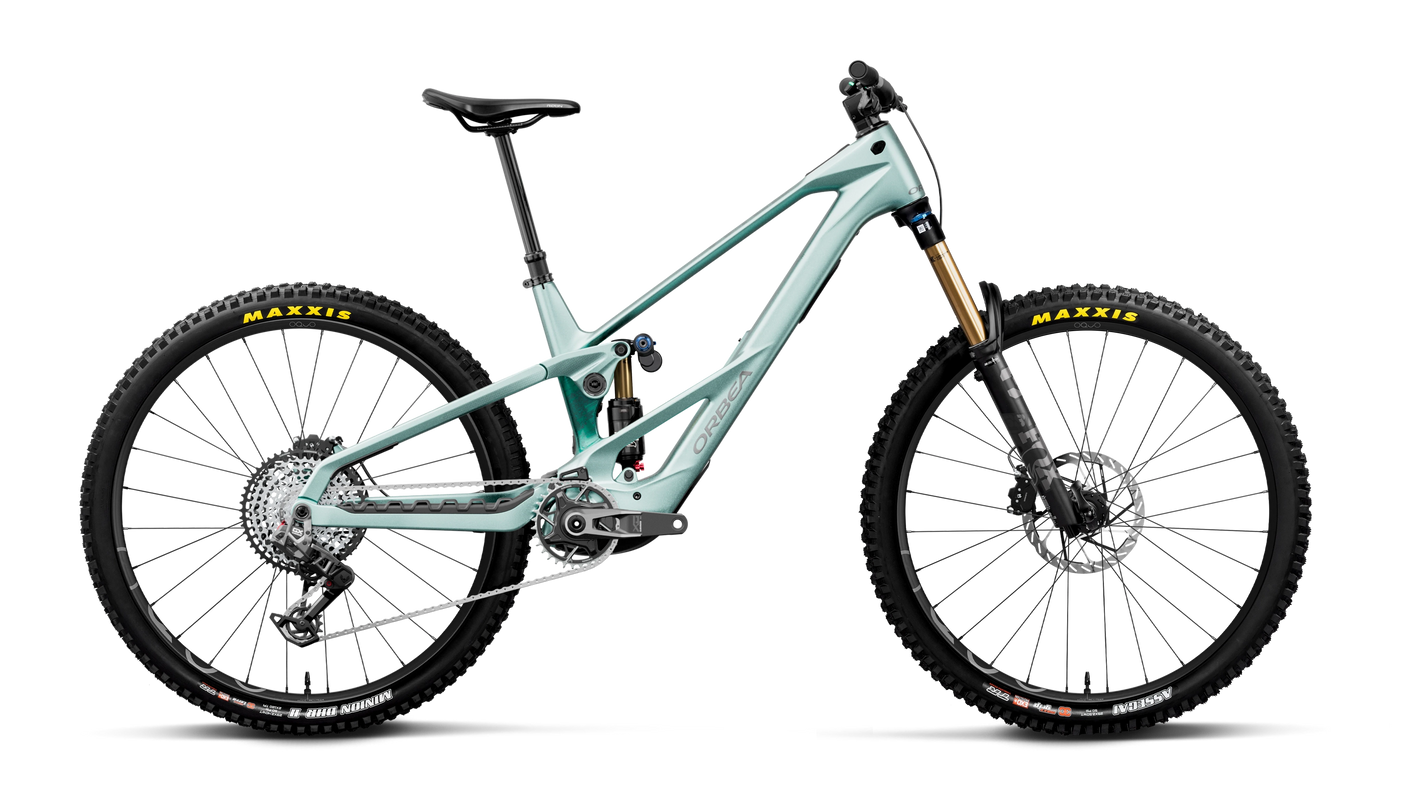 Orbea WILD LT M-TEAM RS Smooth Zilver (Mat) - Escape Groen C. View (Glans)