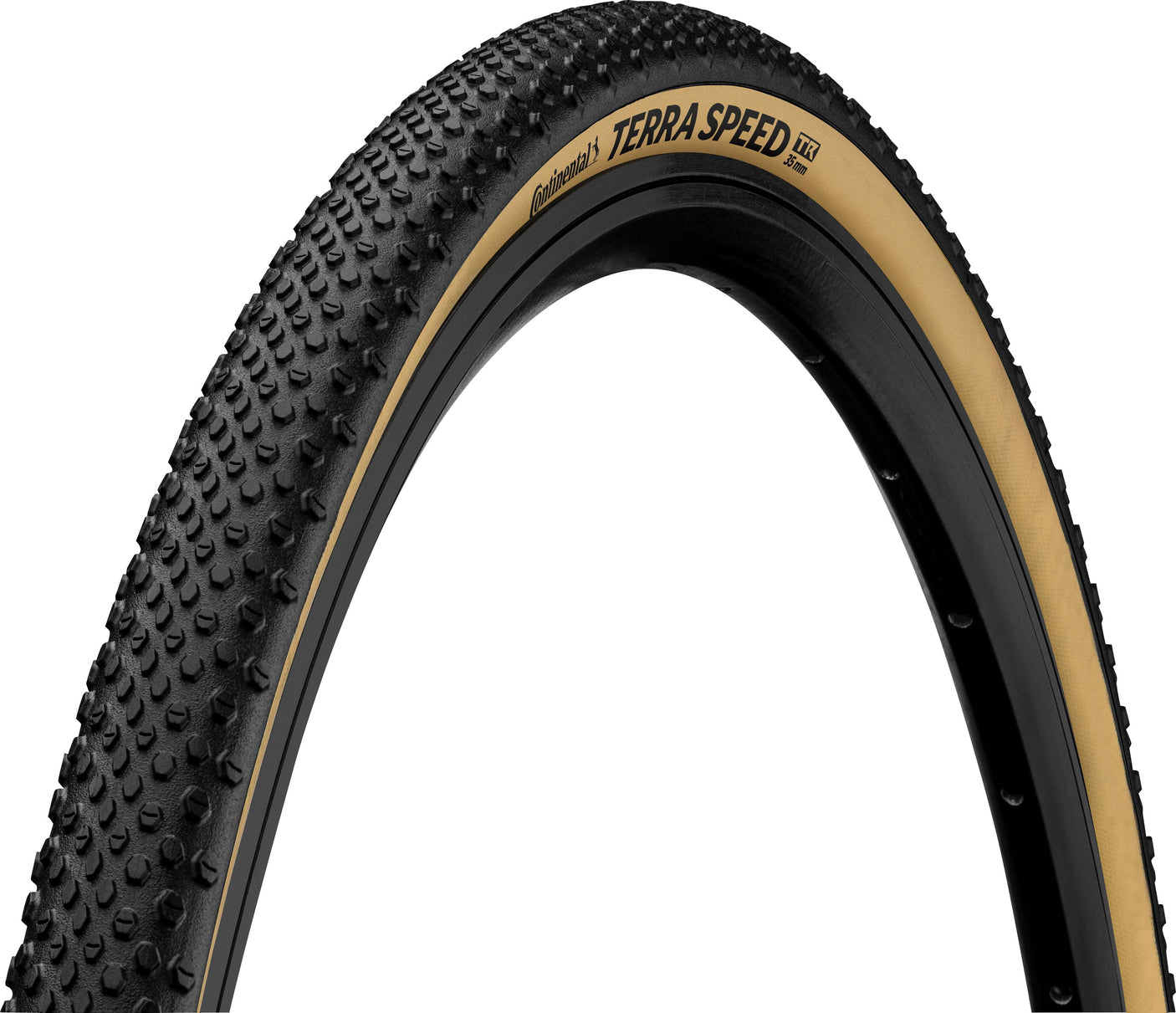 Continental Terra Speed ProTection vouwband TLR 28x1.35" zwart/beige