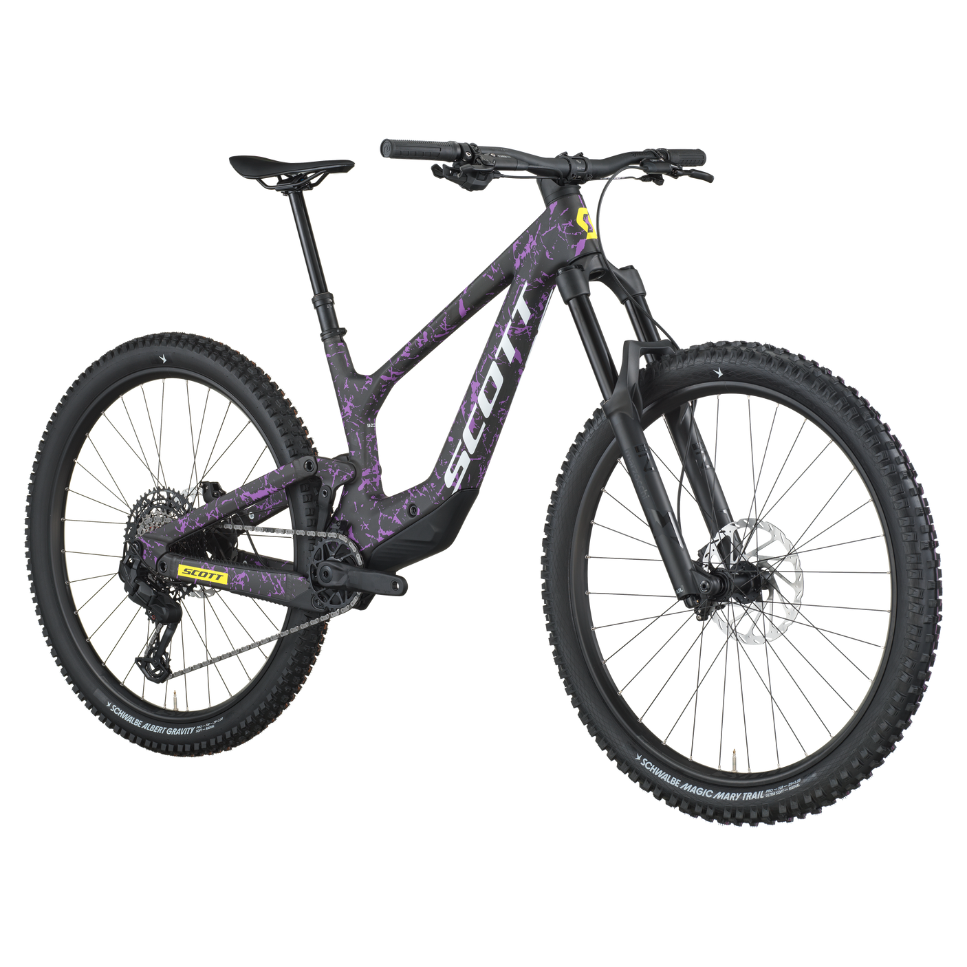 Scott Ransom 920 carbon zwart/crackle paars