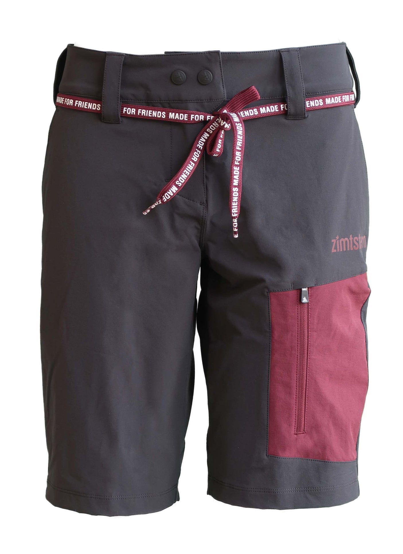 Zimtstern Xalpz Tech Shorts Dames Pirate Black