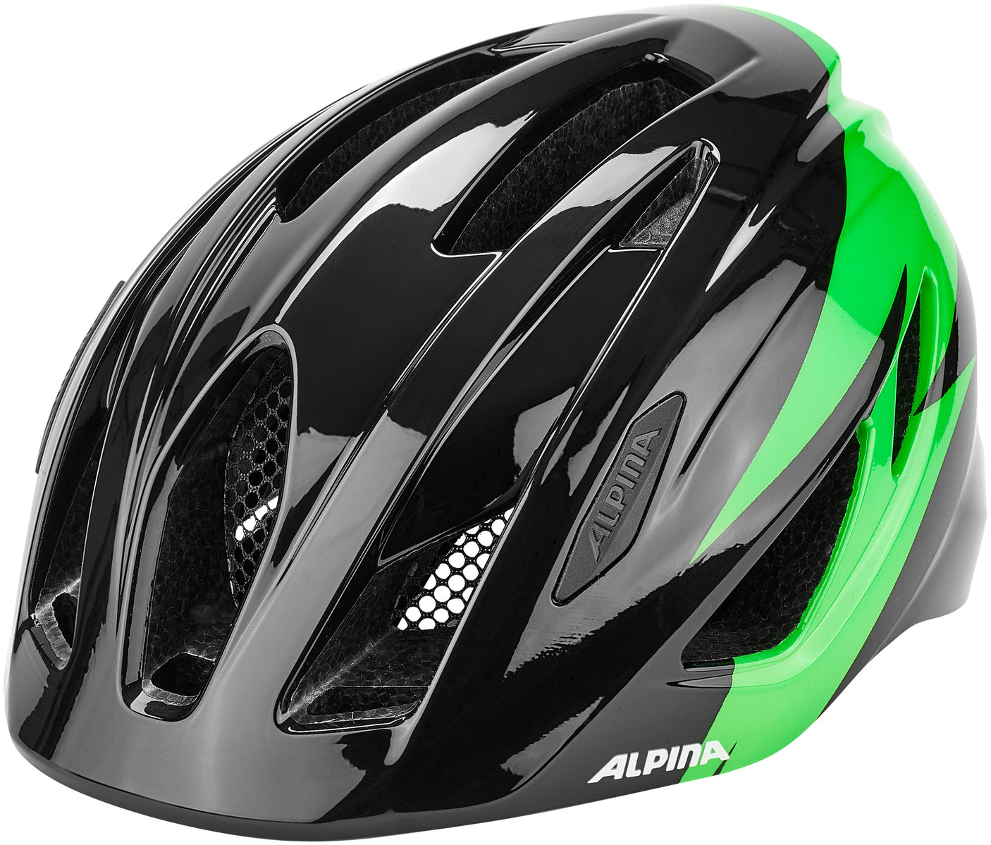 Alpina Pico Helm Kind zwart/groen