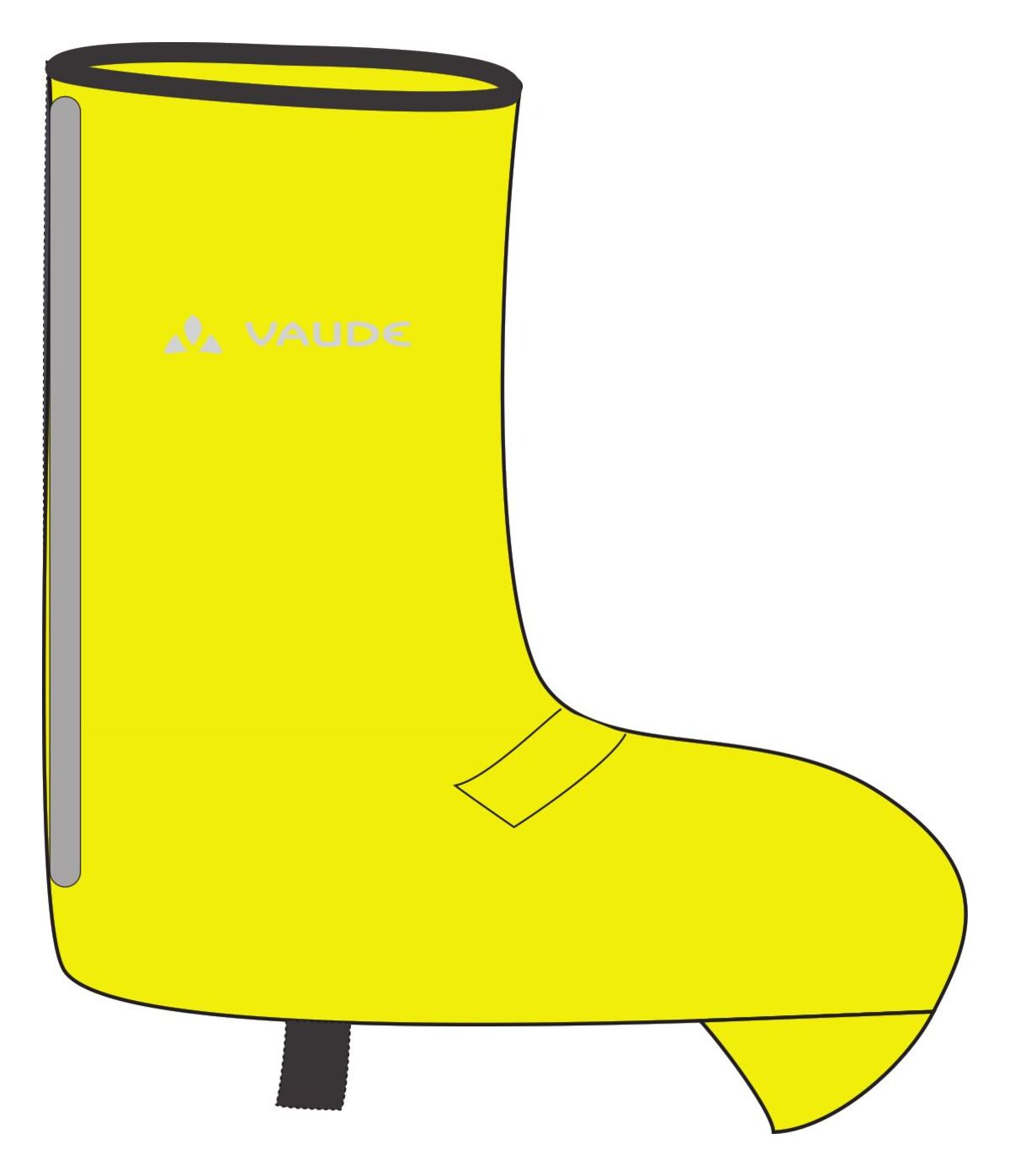 VAUDE Bike beenwarmers kort geel