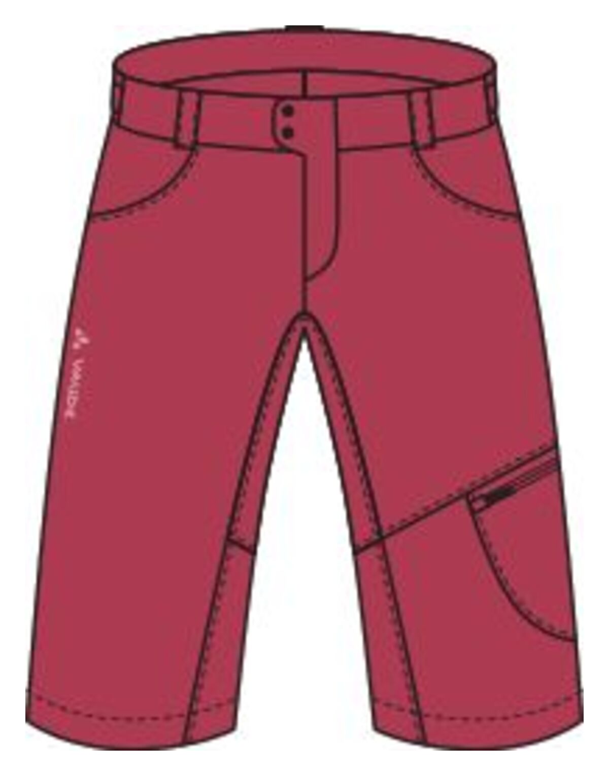 VAUDE Tamaro Shorts II Dames oranje