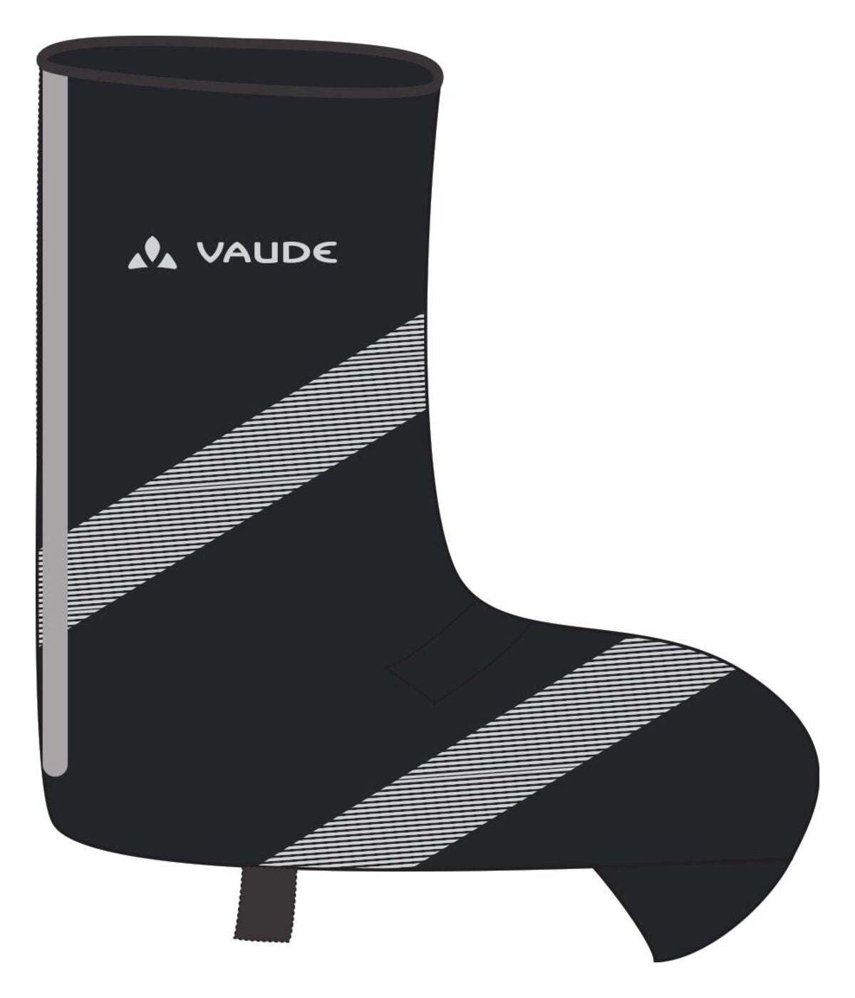 VAUDE Luminum fiets beenwarmers zwart