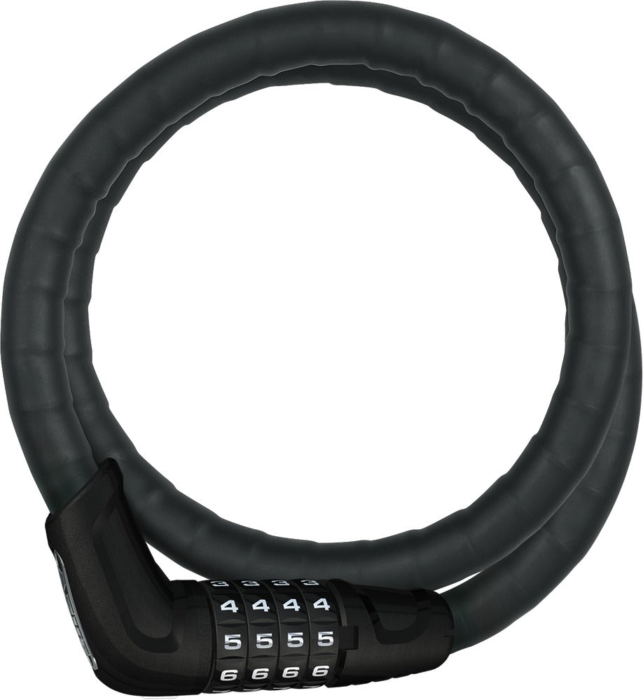 ABUS Tresor 6615C/85/15 zwart Steel-O-Flex kabelslot