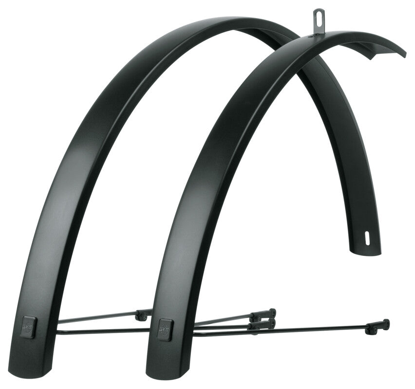 SKS Edge AL spatbordset 28" 56mm zwart