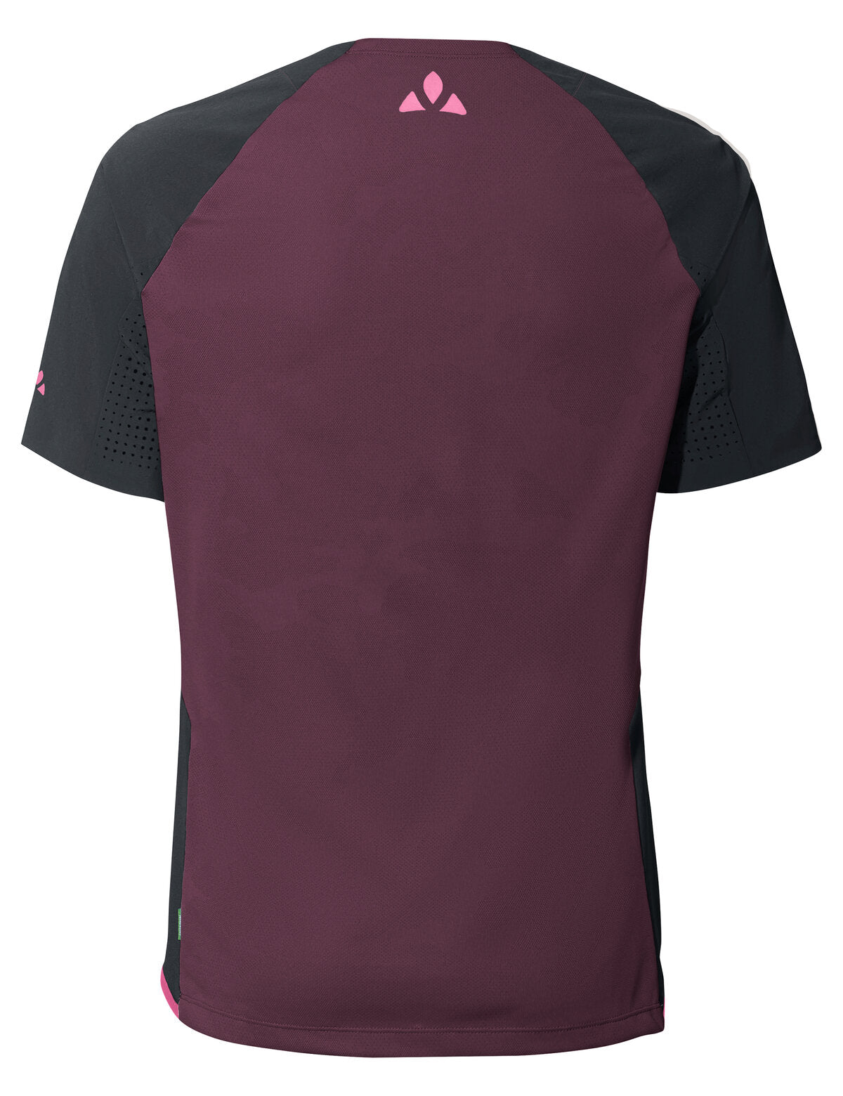 VAUDE Moab Pro Korte Mouwen Shirt Dames paars/zwart