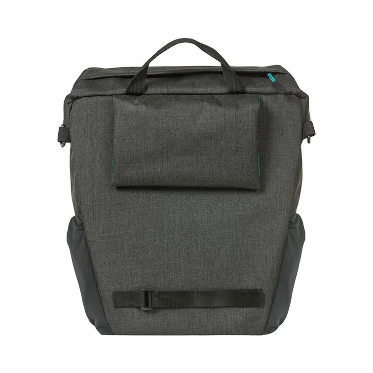 Basil Discovery 365D Enkele Bagagedrager Tas M 9l zwart/turquoise