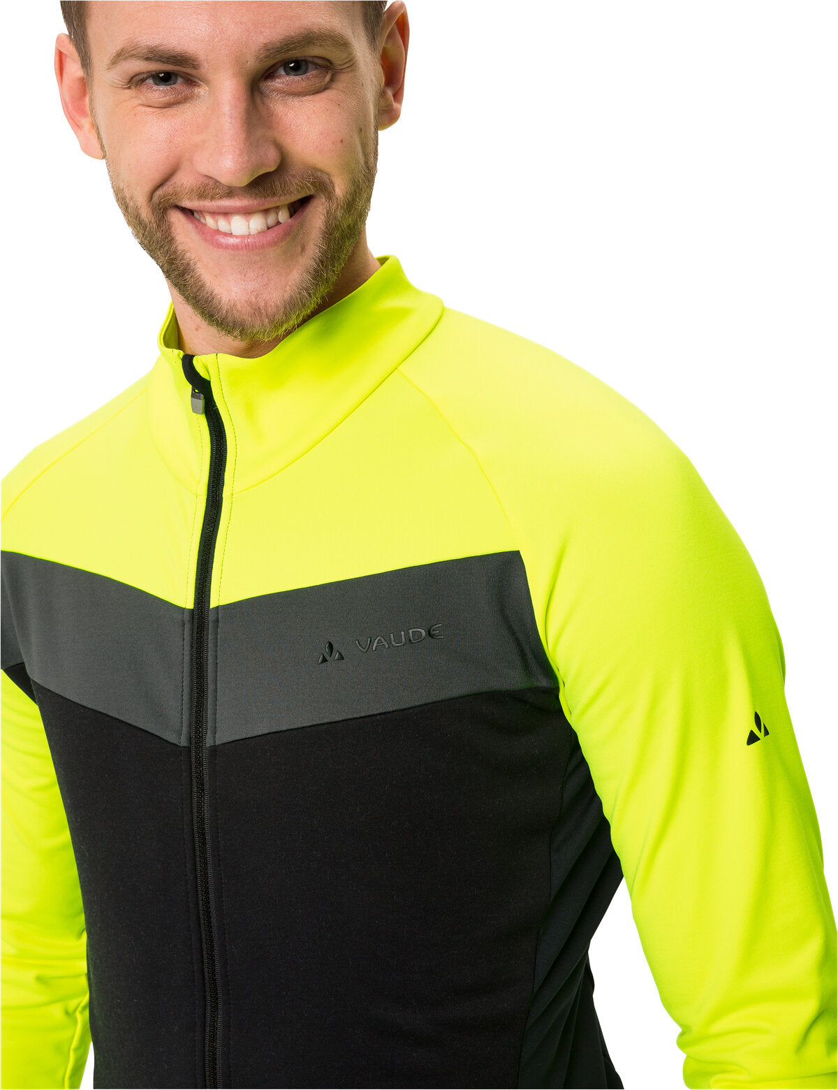VAUDE Posta LS Tricot Heren neon geel