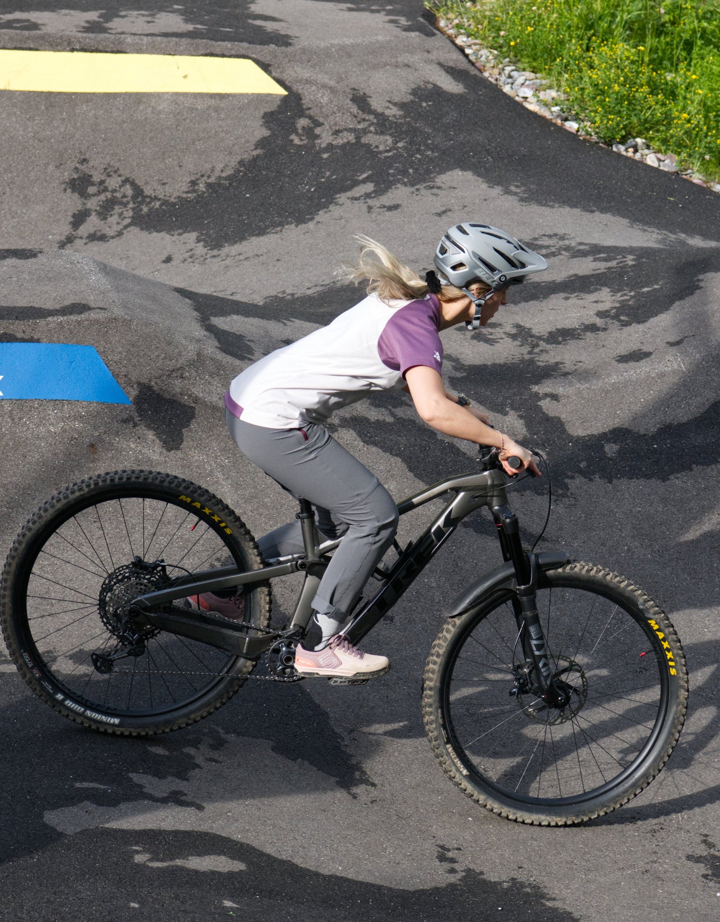 Zimtstern PureFlowz Shirt SS Dames Lila / Bes