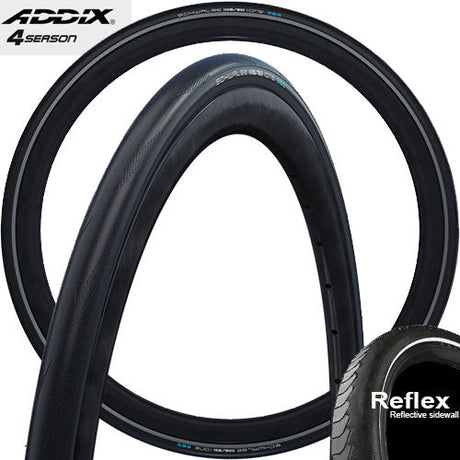 Schwalbe ONE 365 Performance vouwband 28-622 Addix 4Season zwart-skin/zwart-reflecterend