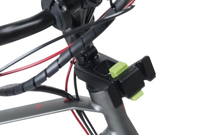 Basil Ahead-stuurpenhouder met Klickfix zwart