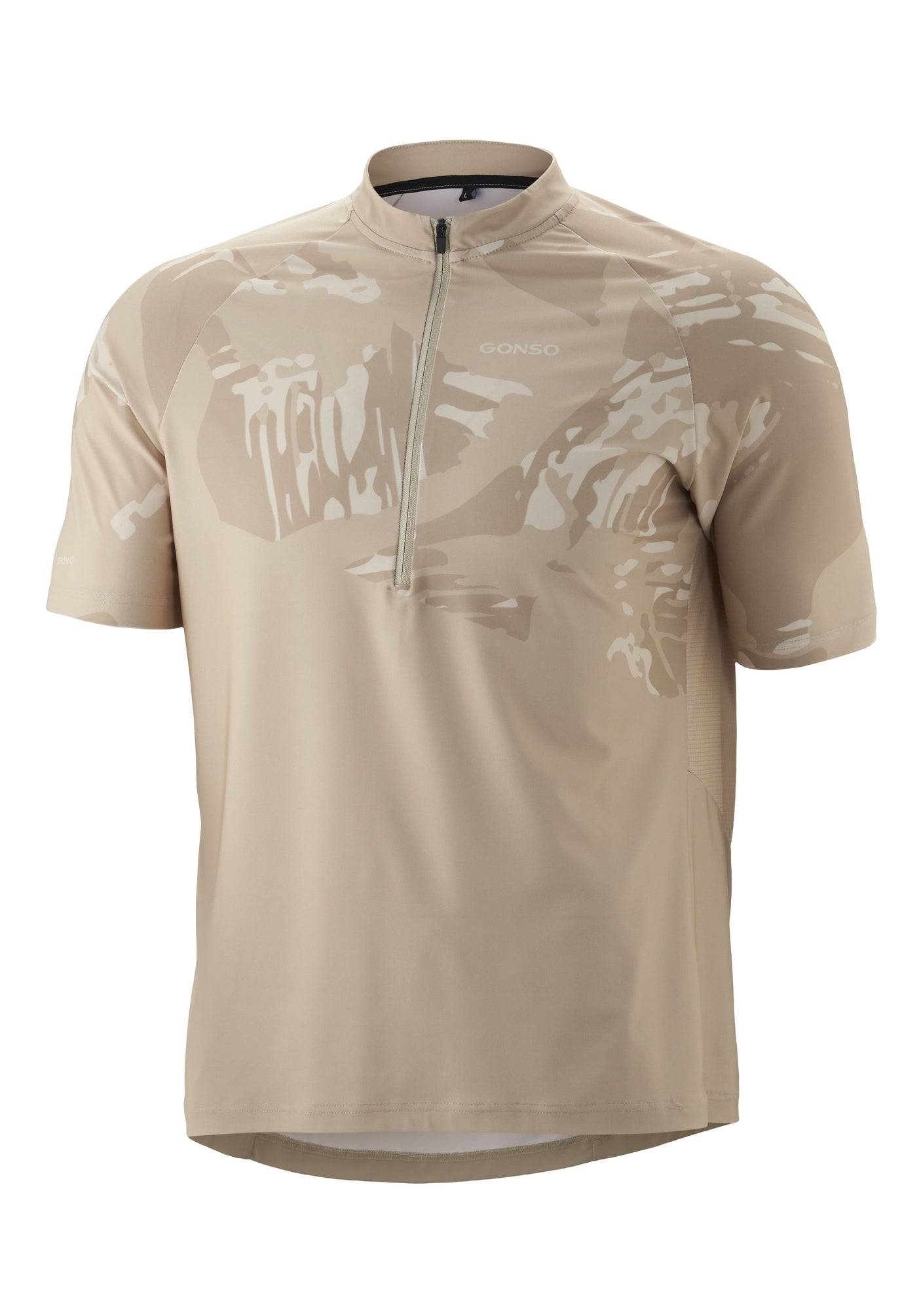 Gonso Adventure Jersey 3/4 Zip Heren jonesboro crème