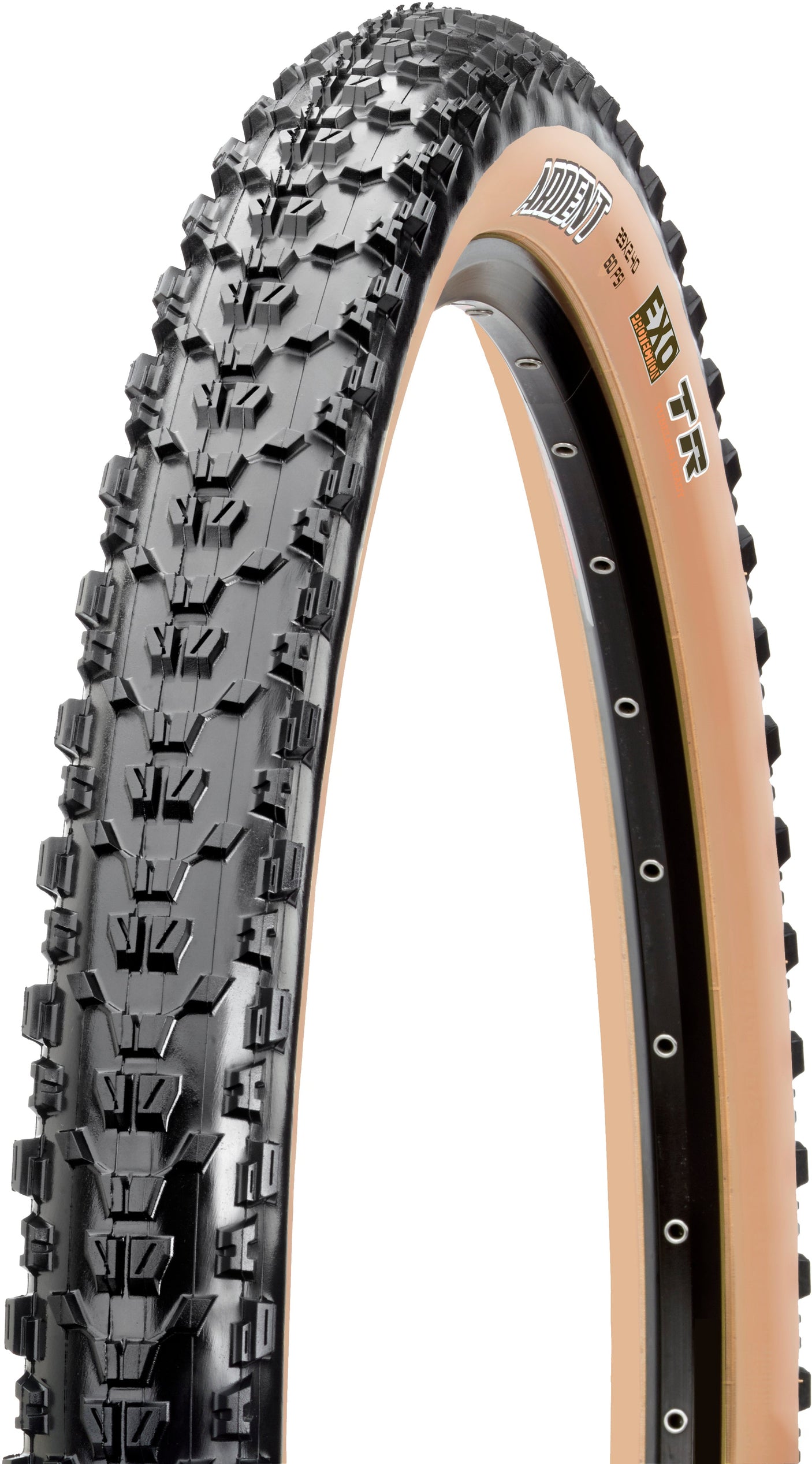Maxxis Ardent vouwband 29x2.25" Dual EXO TR Tanwall zwart/lichtbruin