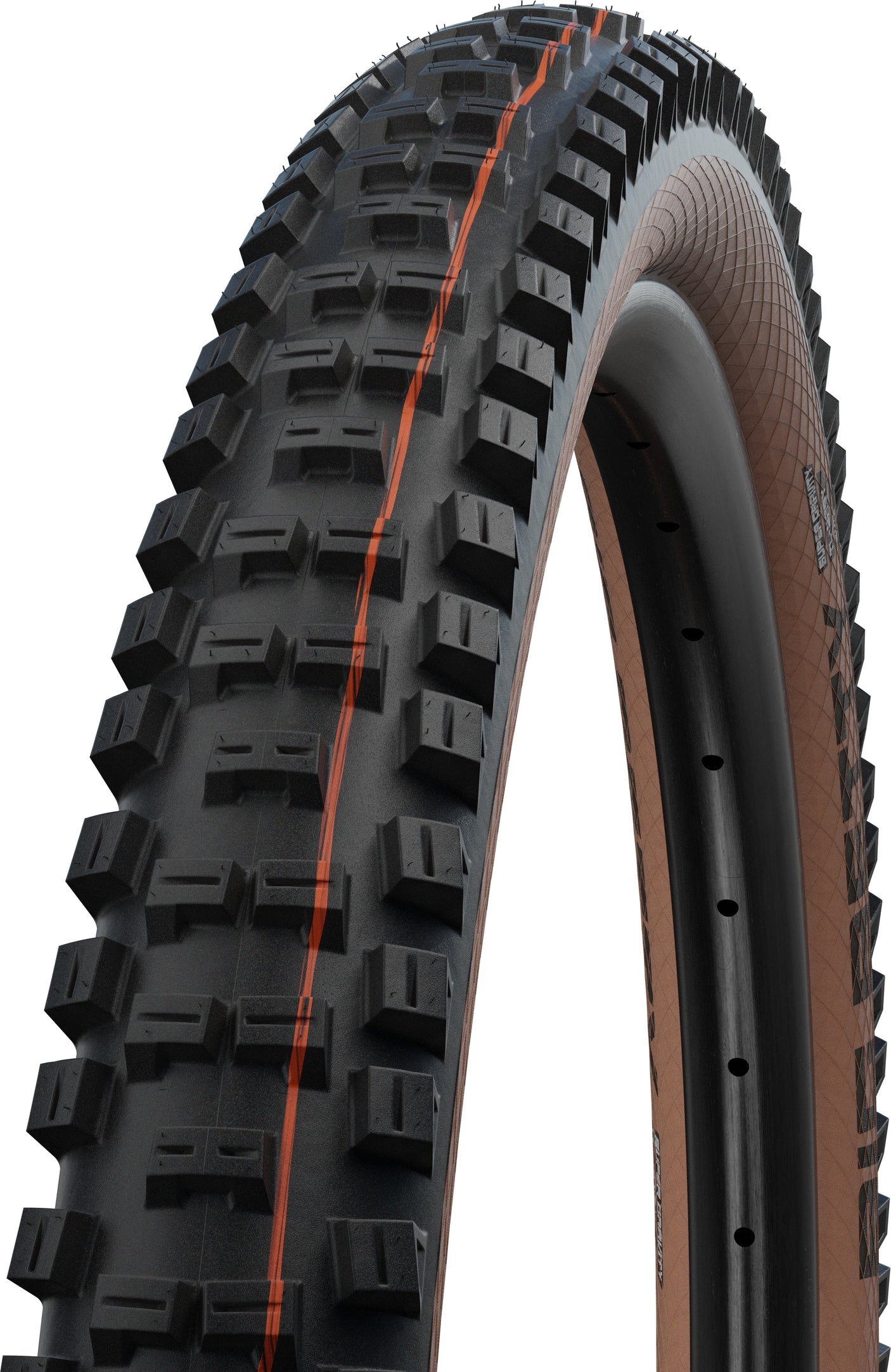 SCHWALBE Big Betty Super Trail Evolution Faltreifen 29x2.40" Addix Soft E-50 TLE schwarz/braun