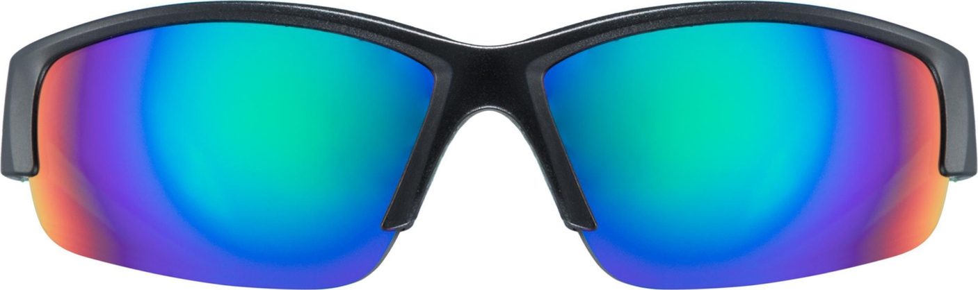 uvex Sportstyle 215 fietsbril Zwart Mat Groen / Spiegel Groen