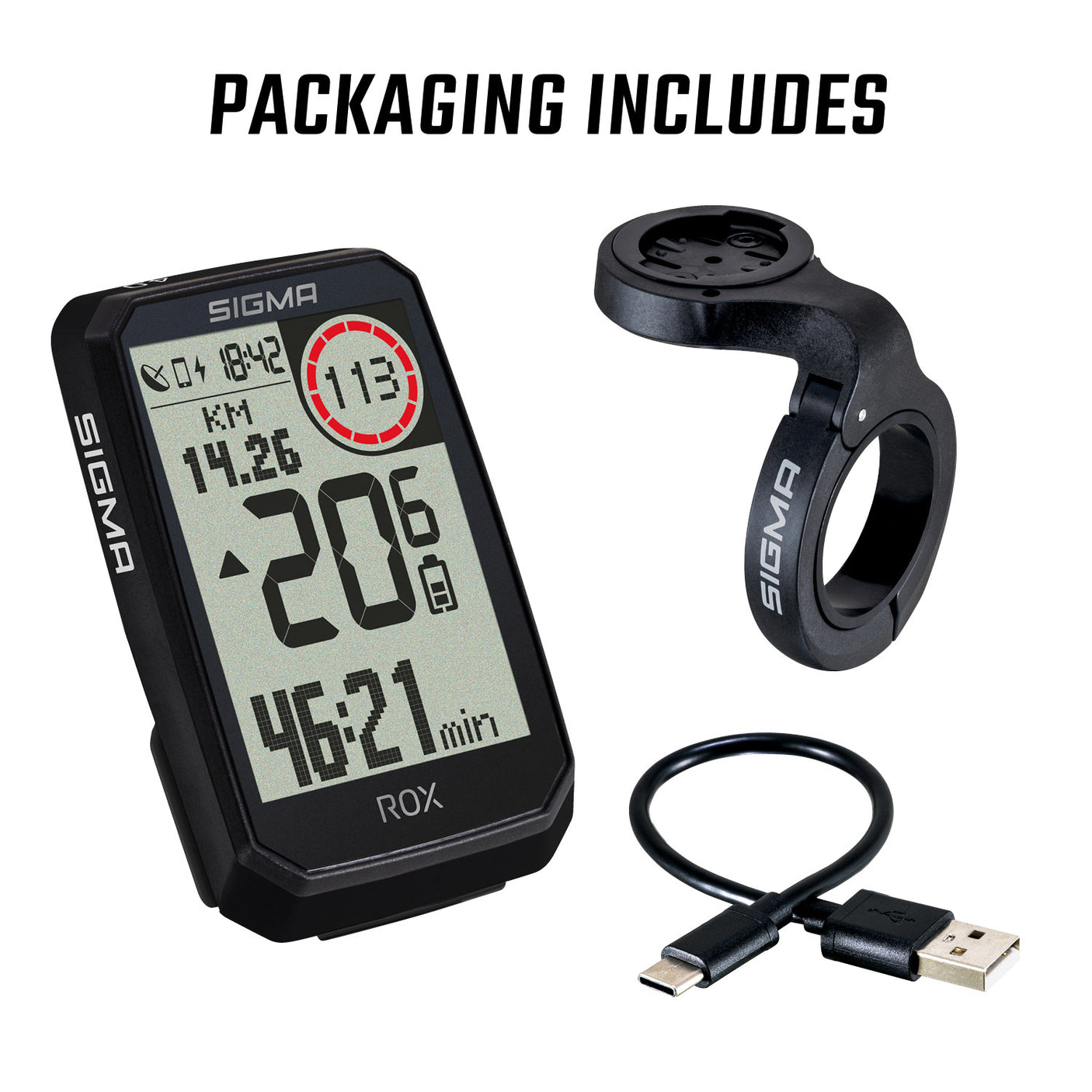 Sigma ROX 4.0 Endurance navigatiecomputer zwart