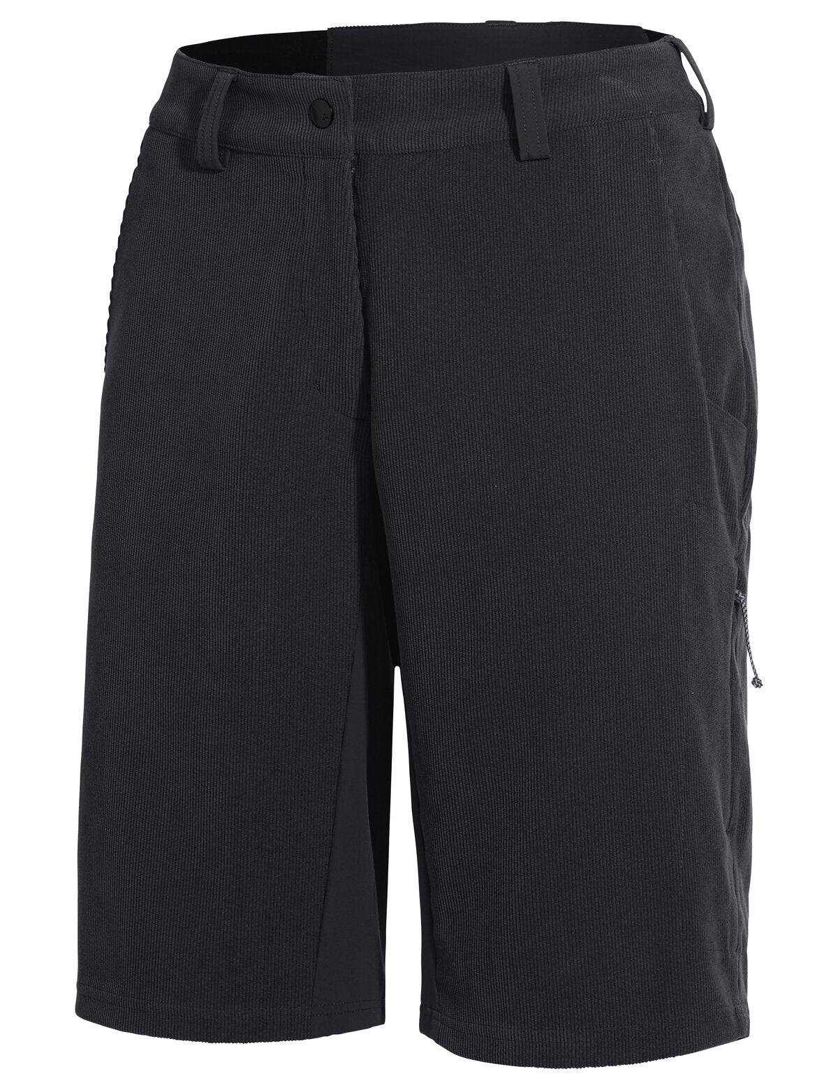 VAUDE Dames Loamer Base Cord Shorts zwart