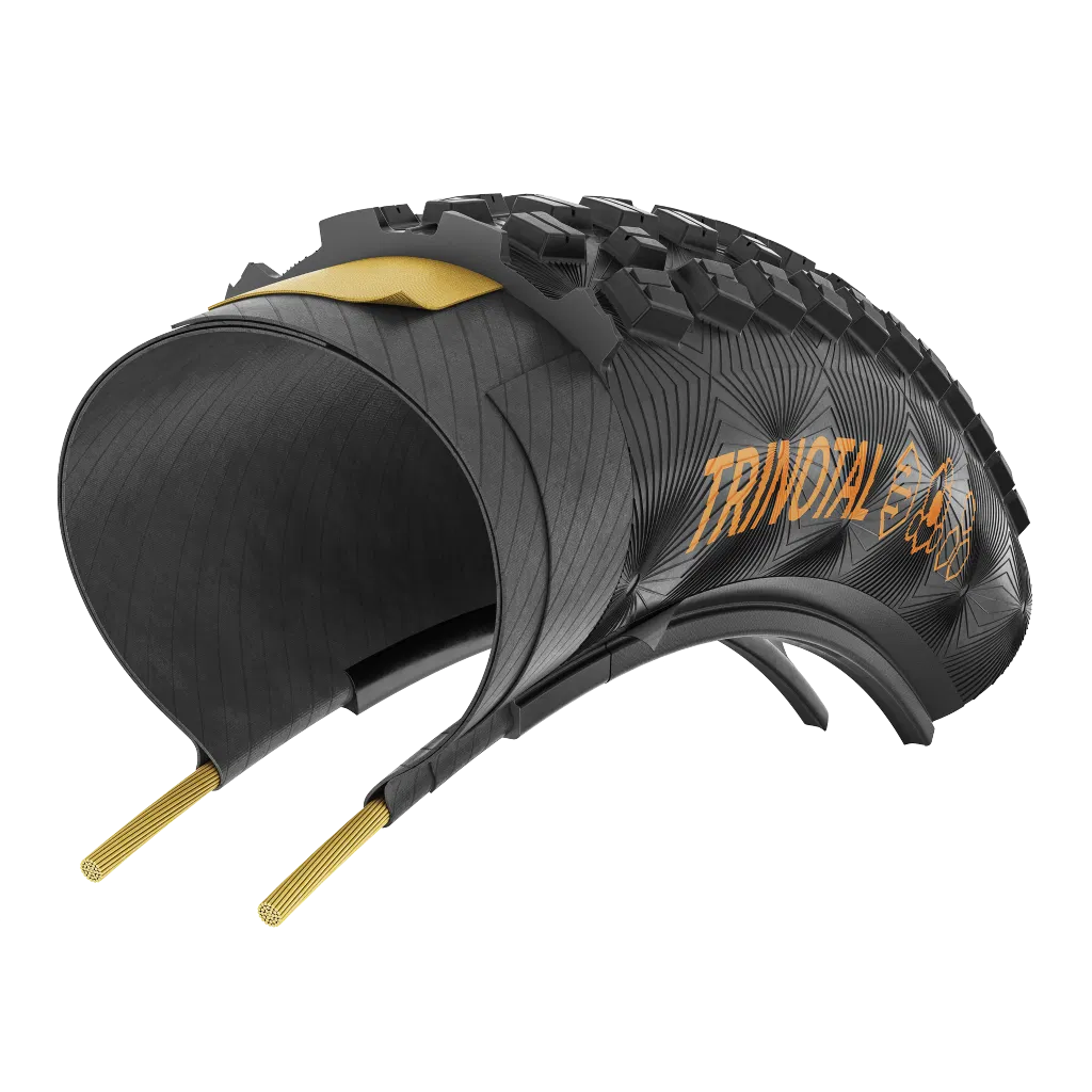 Continental Trinotal Race Grip Vouw 28" Vouwband zwart / zwart skin