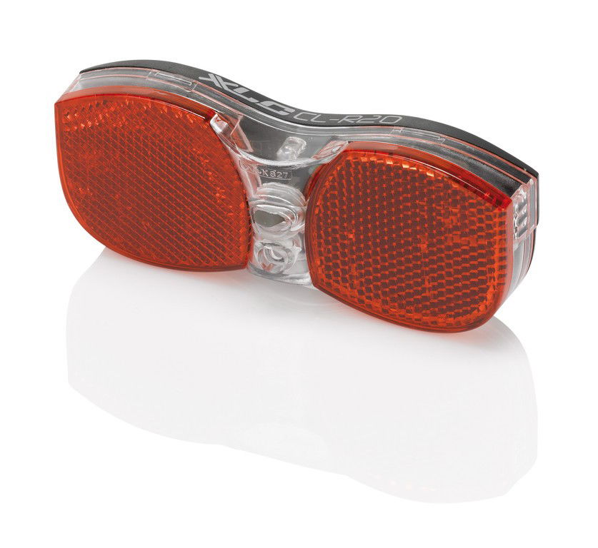 XLC bagagedrager LED batterijverlichtingsset incl. reflector