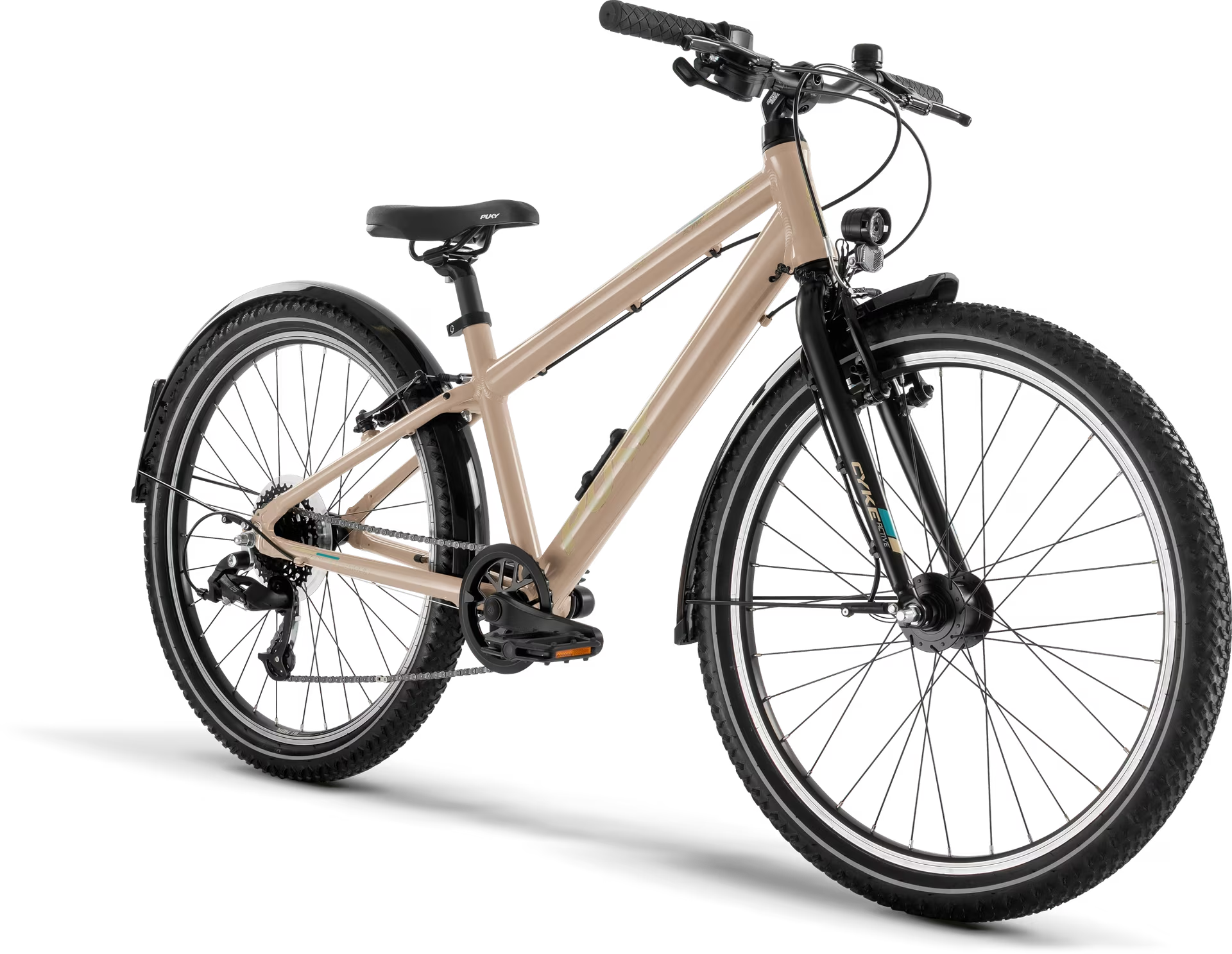 PUKY CYKE 24-8 ACTIVE stoffige zand/zwart (2025)