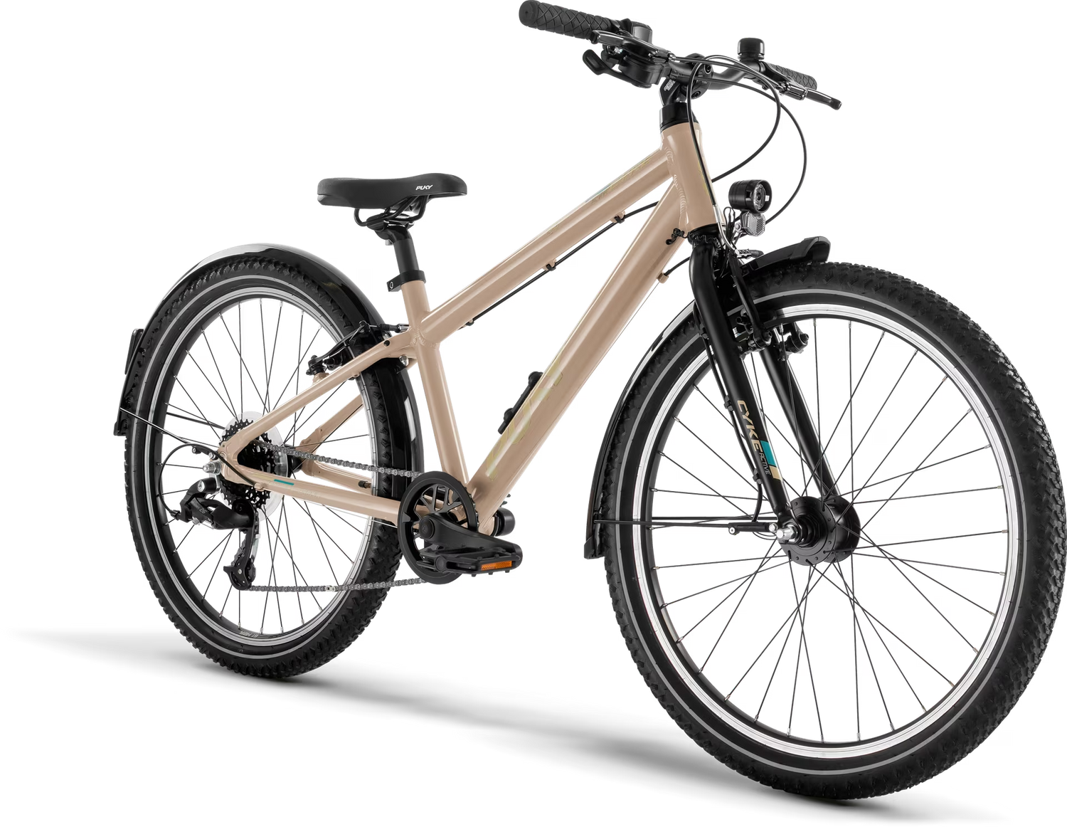 PUKY CYKE 24-8 ACTIVE stoffige zand/zwart (2025)