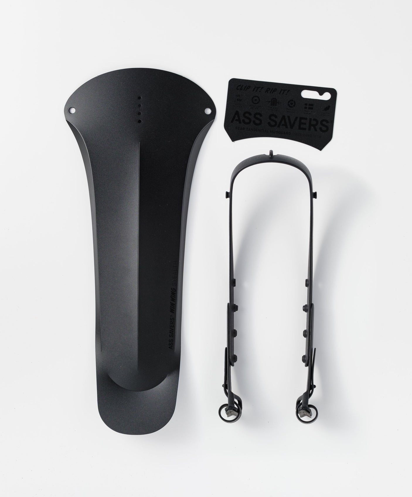 Ass Savers WMS-1 Win Wing MTB spatbord achter stealth