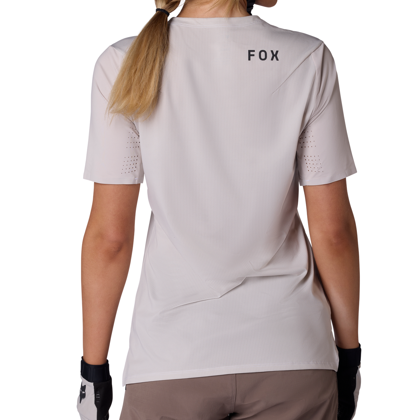 Fox W Flexair SS Jersey Krijt