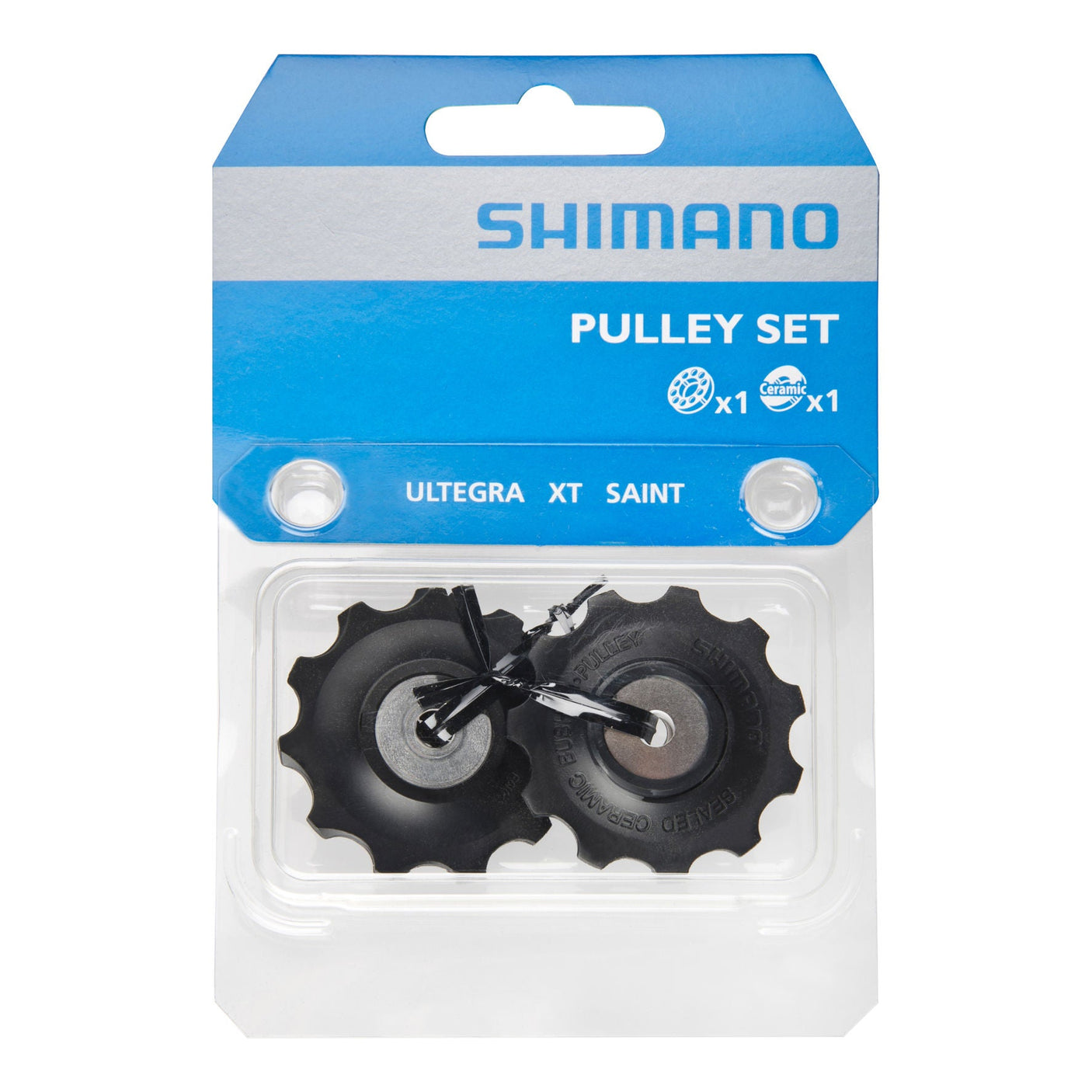 Shimano Ultegra / XT / Saint schakelpulley's 9-/10-speed zwart
