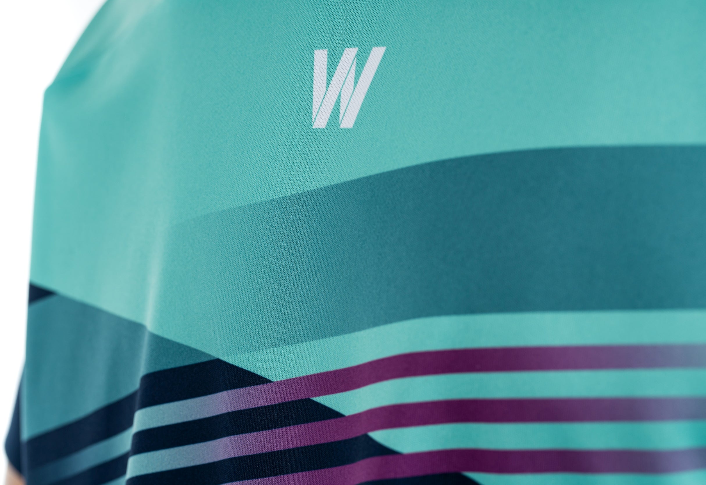 CUBE TEAMLINE WS Ronde hals korte mouw jersey blue´n´mint