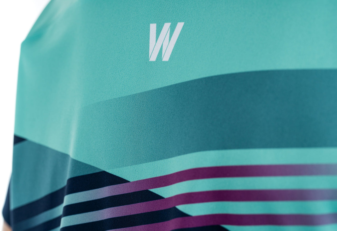 CUBE TEAMLINE WS Ronde hals korte mouw jersey blue´n´mint