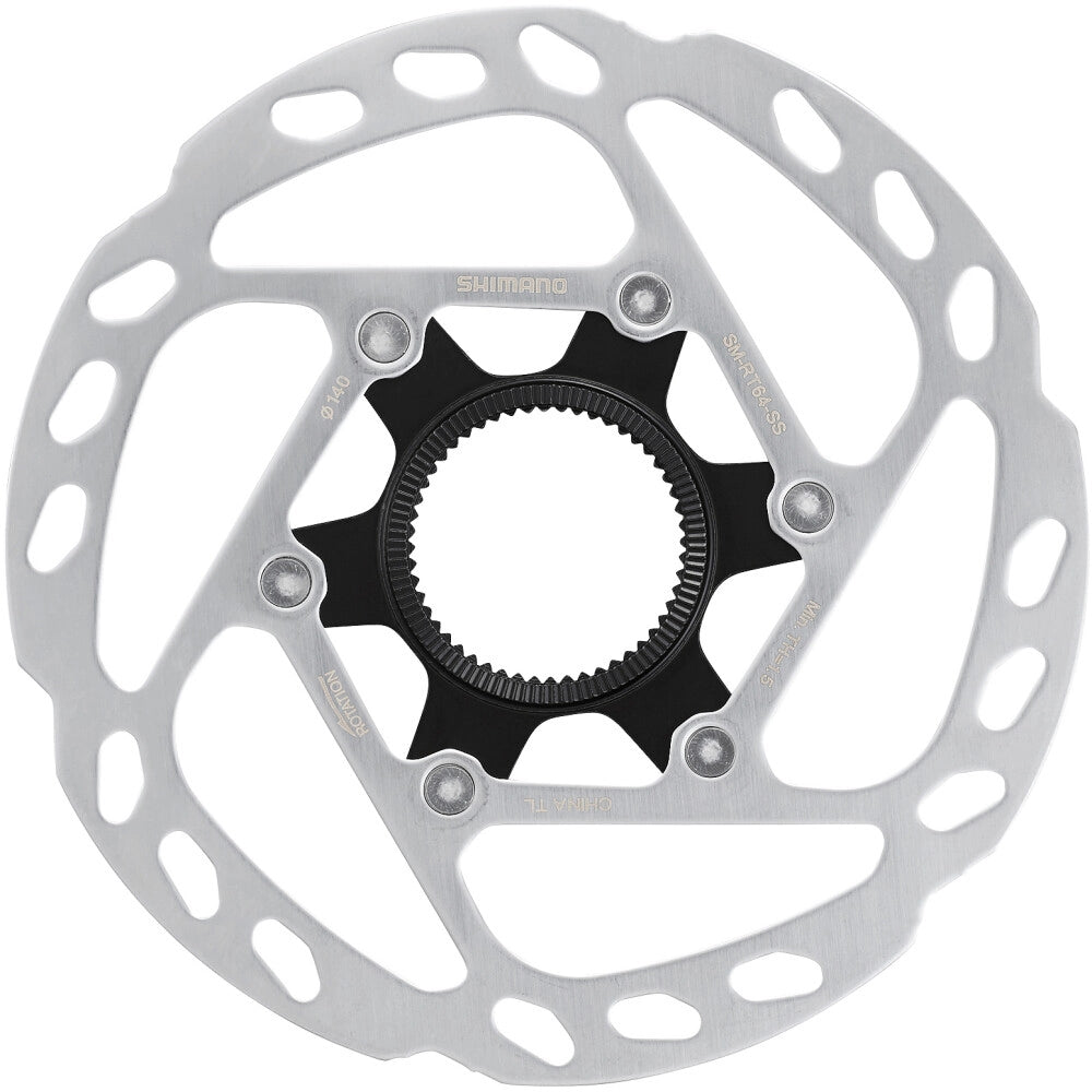 Shimano remschijf SM-RT64 140mm CL sluitring met binnentand