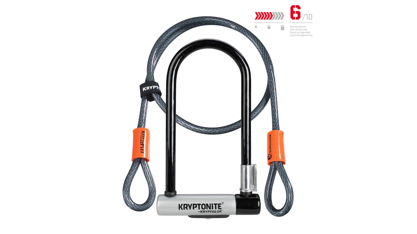 Kryptonite KryptoLok Standard fietsslot + Kryptoflex