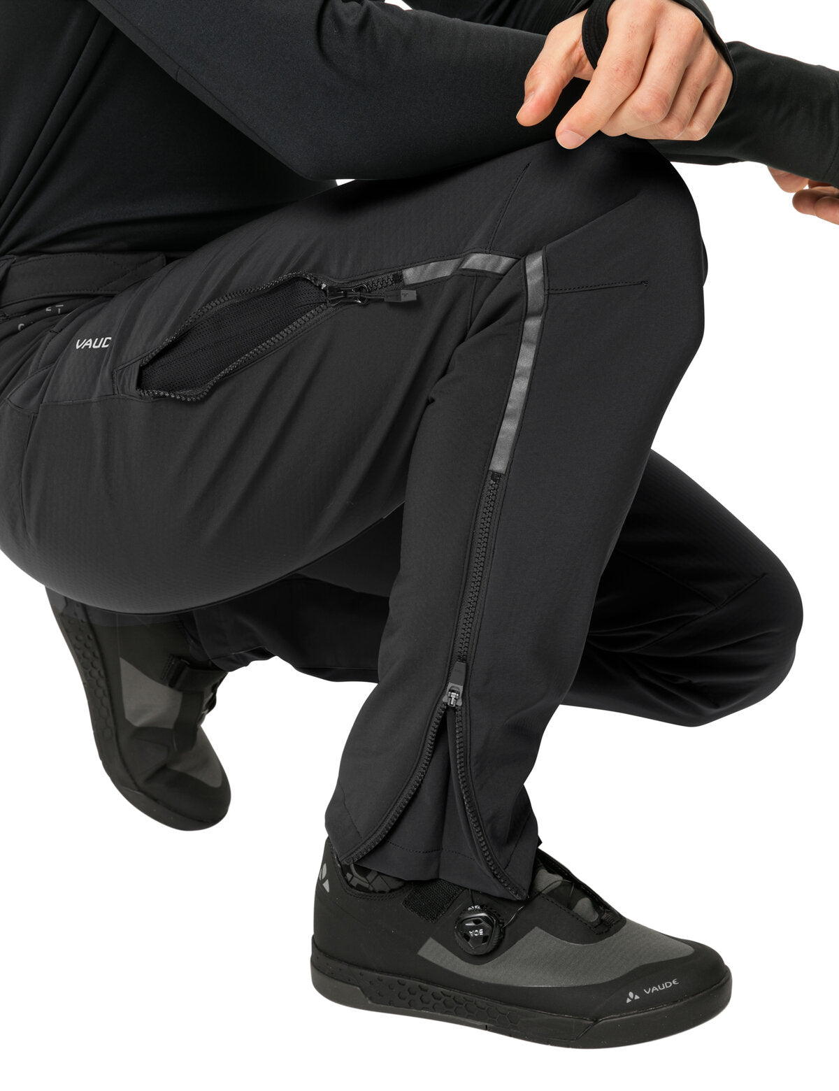 VAUDE Qimsa Softshell Broek II Heren zwart