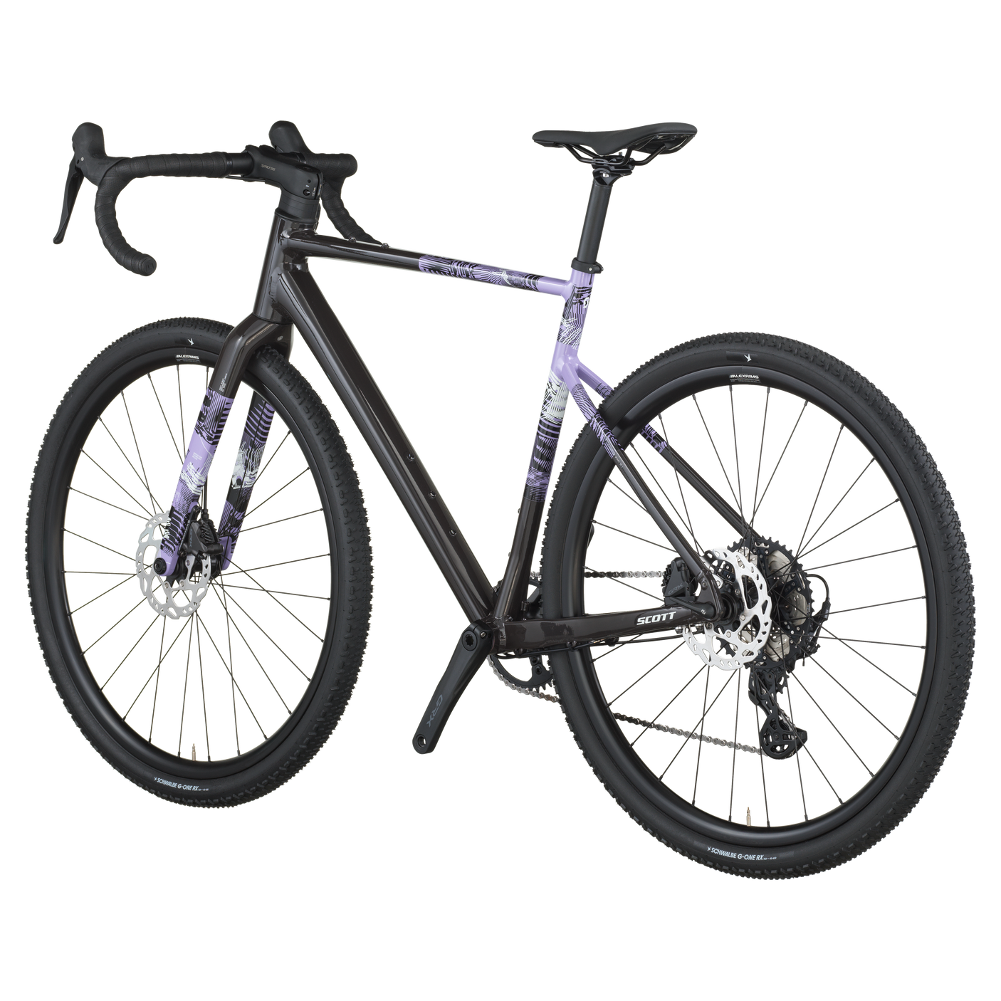 Scott Speedster Gravel 10 carbon zwart/tulp paars