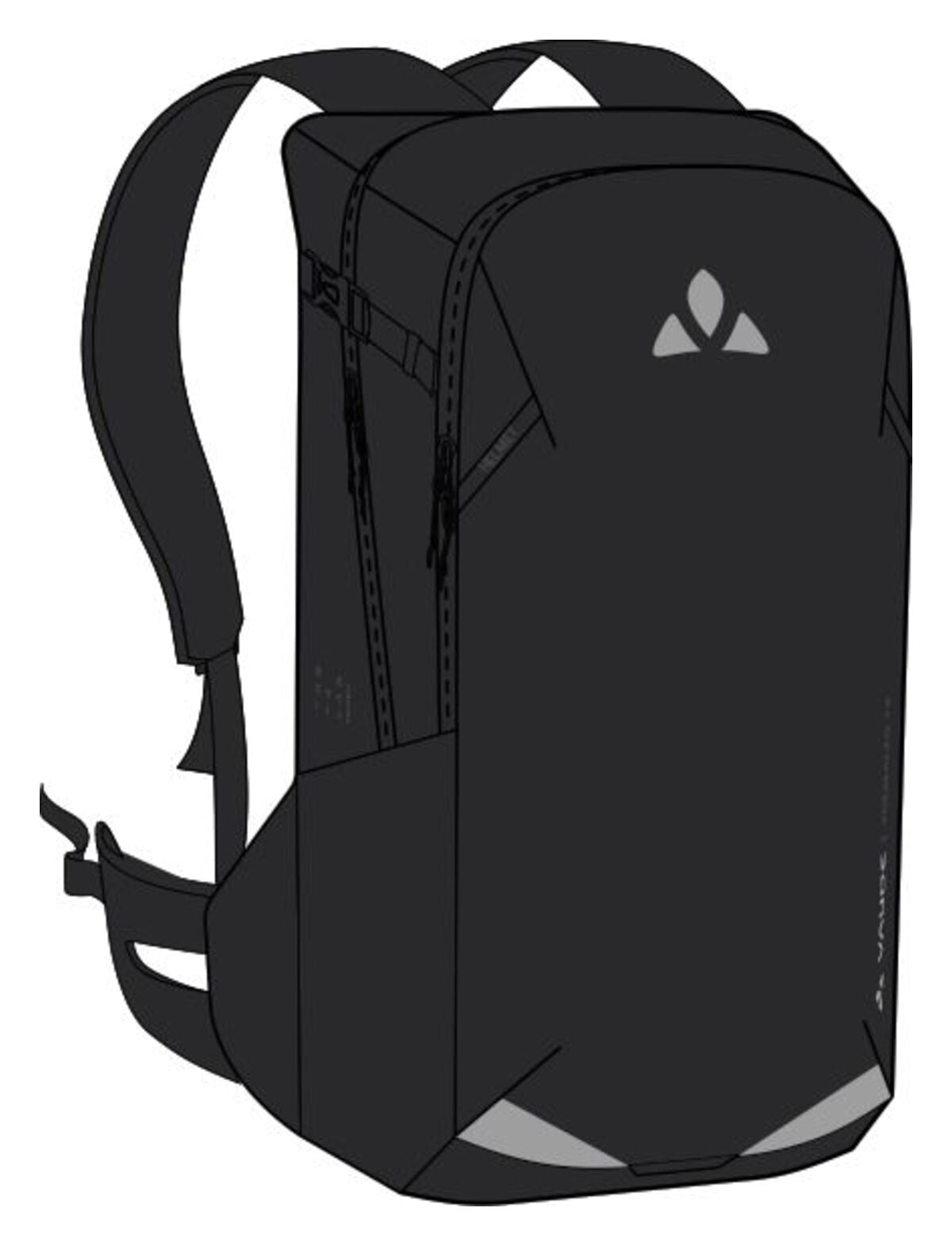 VAUDE Trailvent 15 zwart