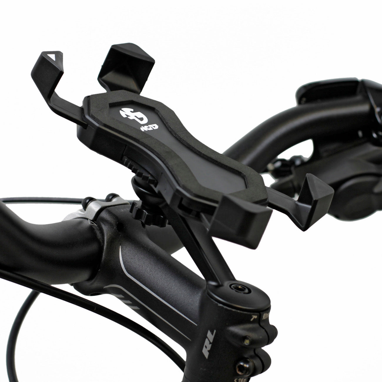 NC-17 Connect 3D Universele Smartphonehouder, Aheadset-/Stuurpenmontage zwart