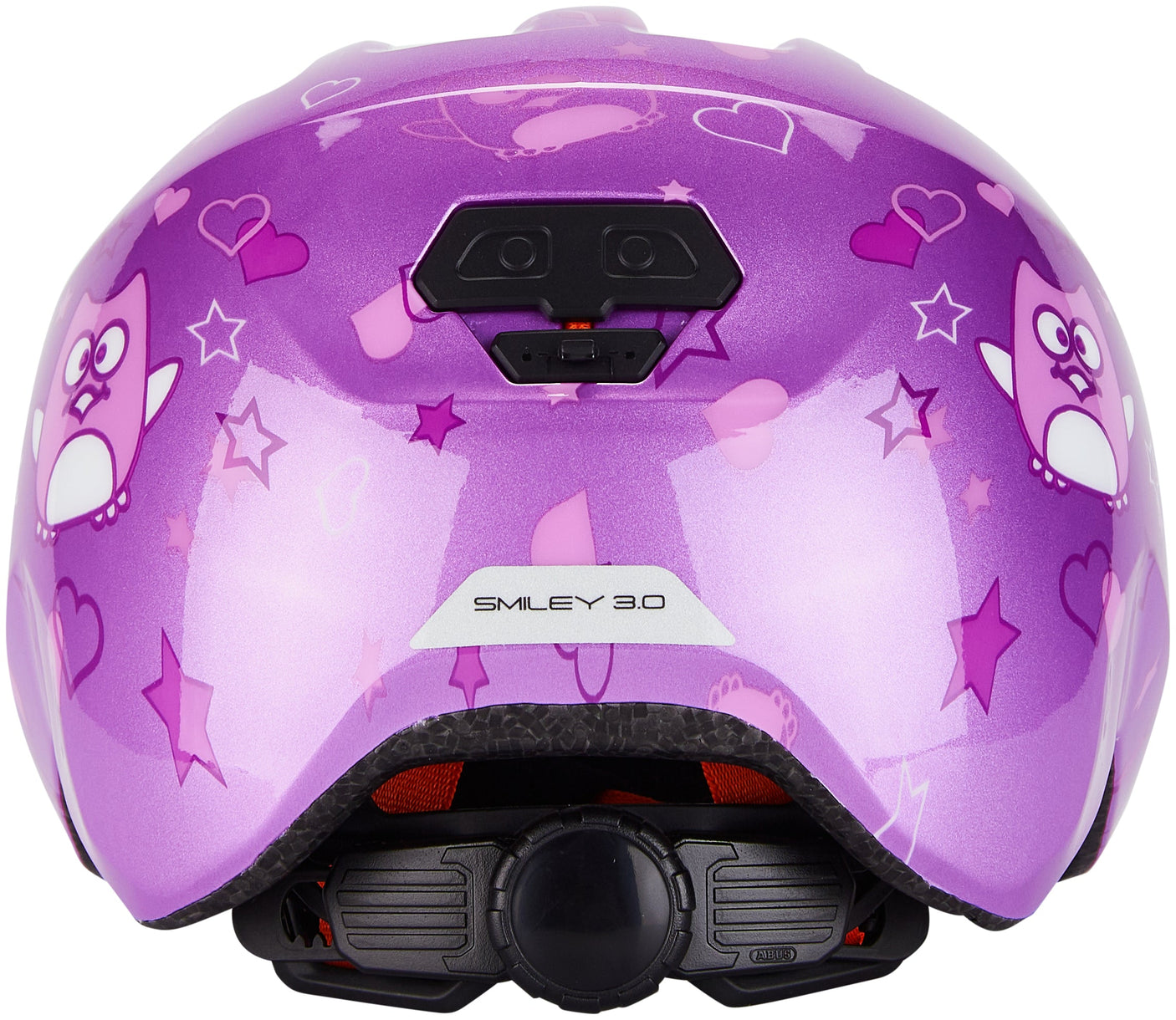ABUS Smiley 3.0 Helm Kids paars ster