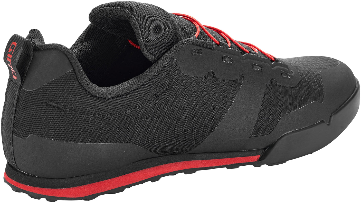 Giro Tracker Fastlace schoenen black/bright red
