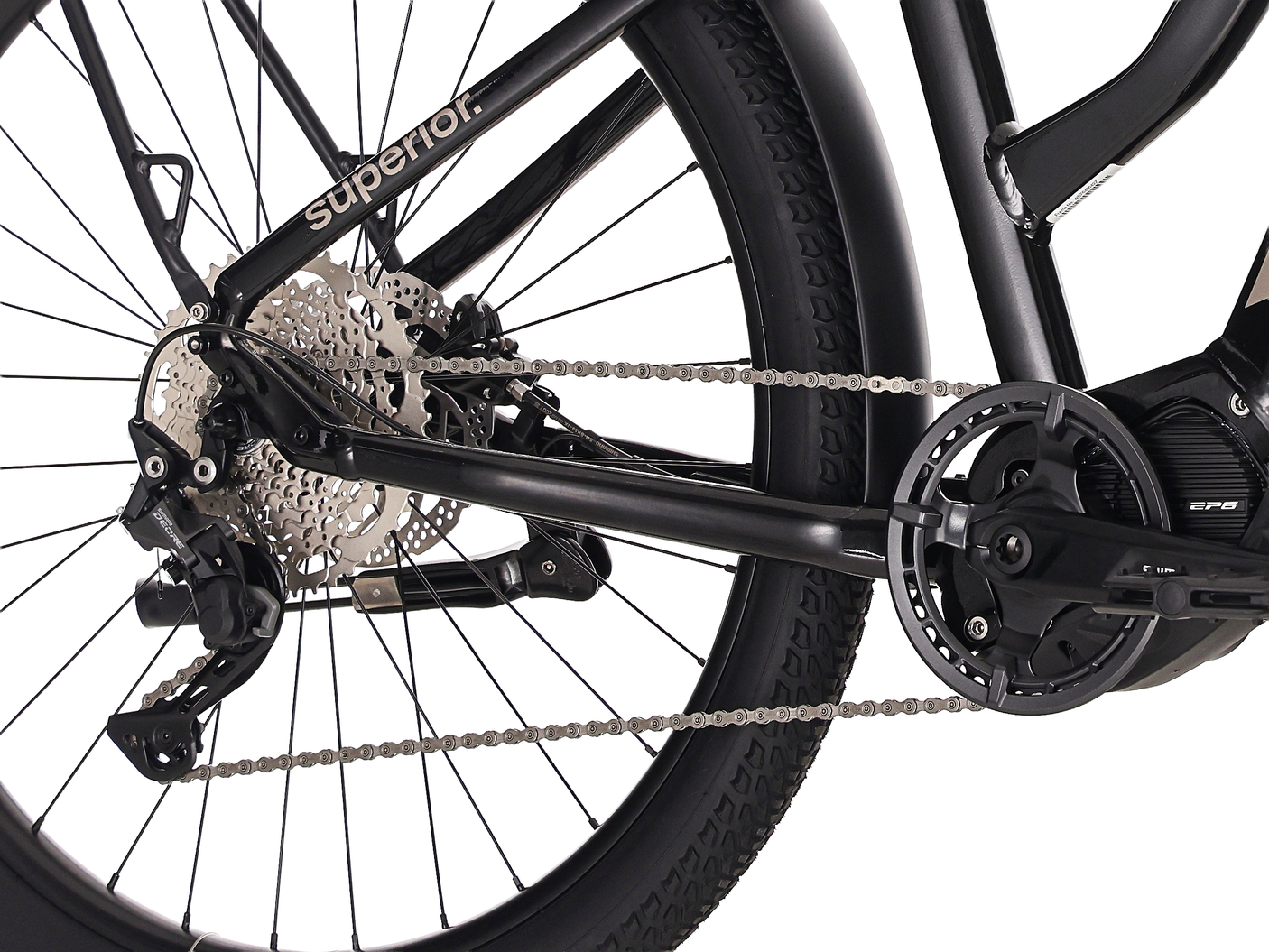 Superior eRX 6.4 MS 630Wh Glanz Zwart