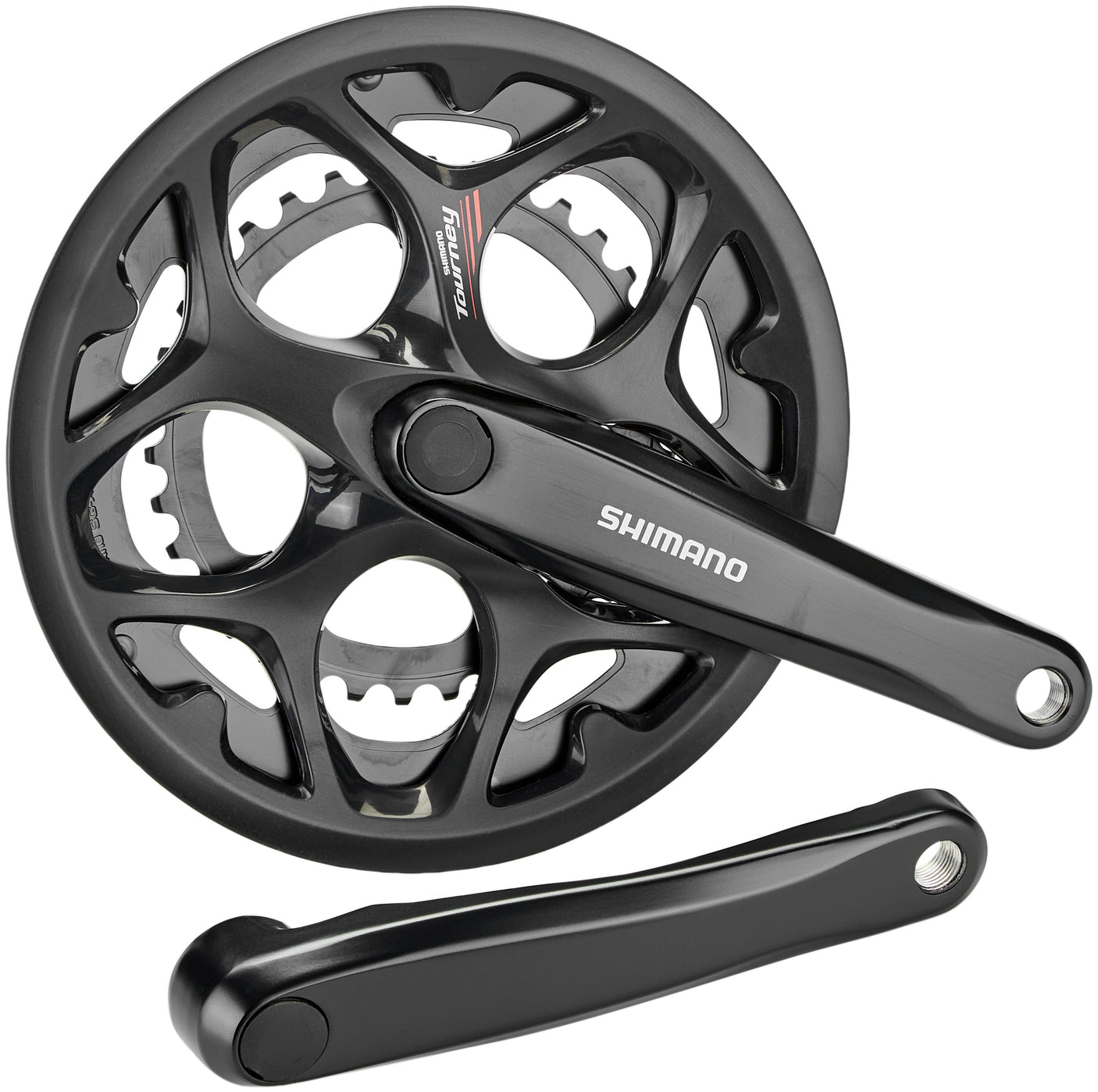 Shimano Tourney FC-A070 crankstel 7/8-speed kettingbladbeschermer zwart