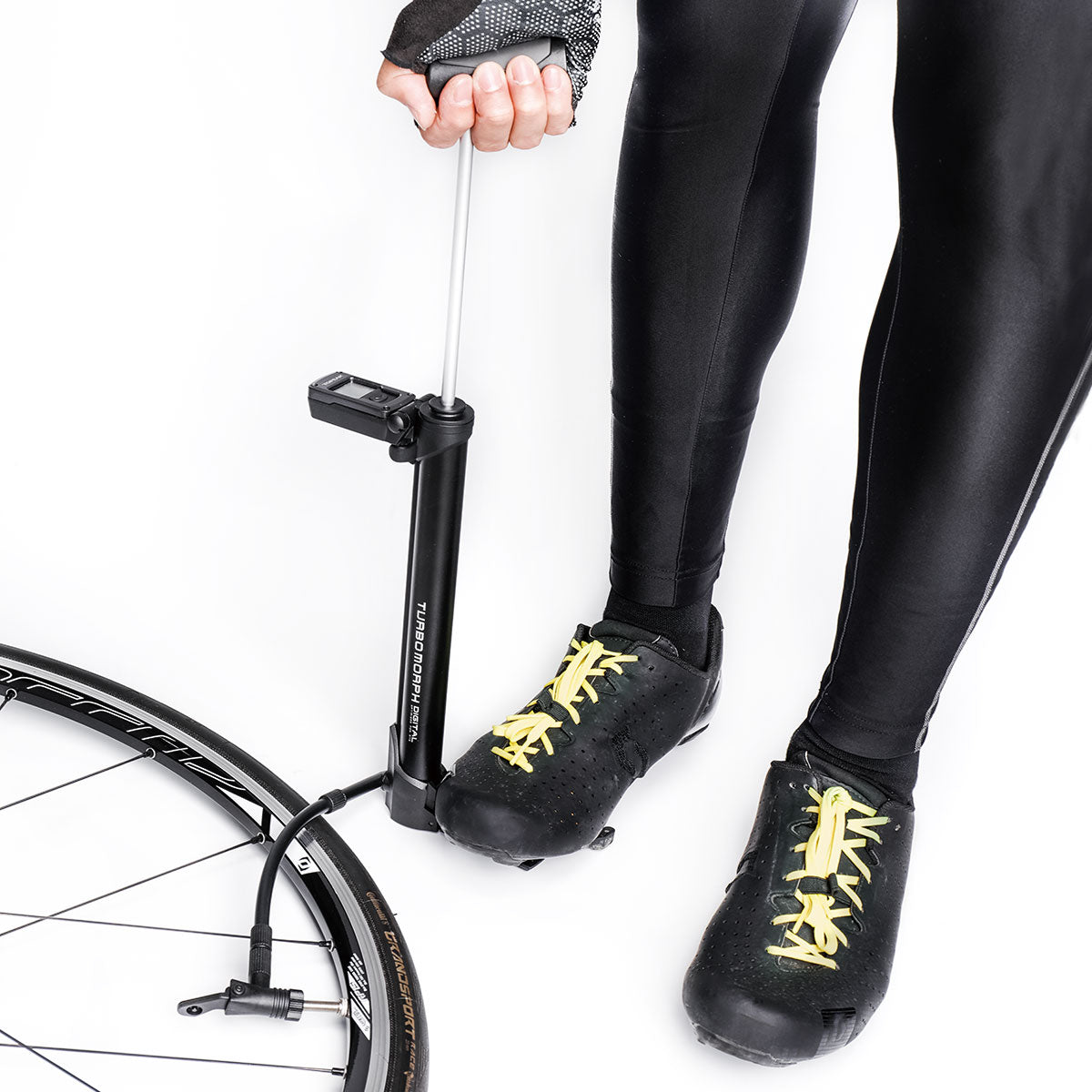 Topeak Turbo Morph Digital voetpomp