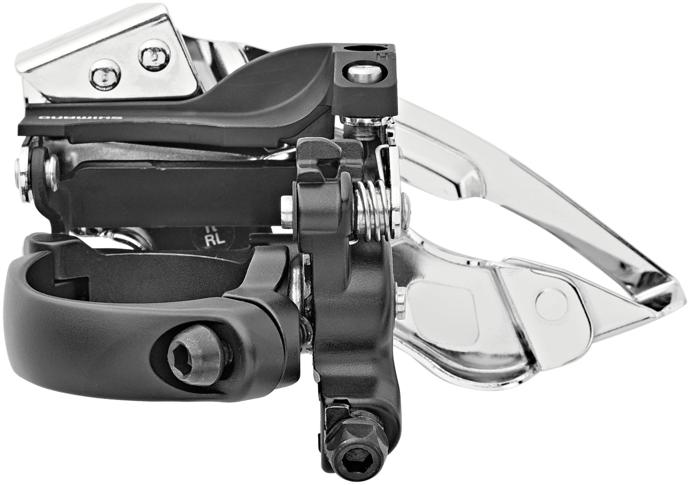 Shimano Deore XT Trekking FD-T8000 Voorderailleur Klem diep 3x10 Down Swing zwart