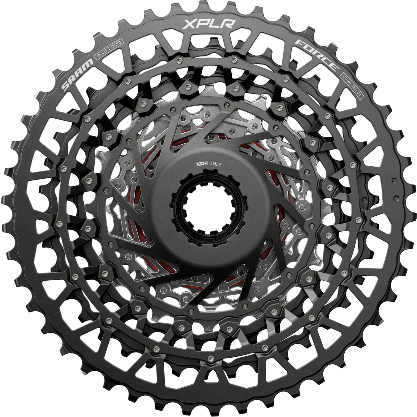 SRAM XG-1371 XPLR cassette 13-speed zilver